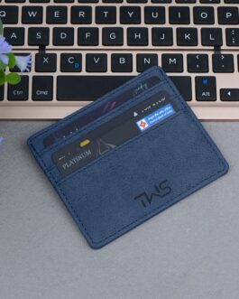 Minimalistic Suede Leather Cardholder