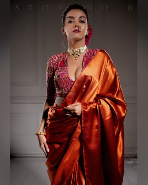 THE BRONZED COASTLINE SAREE