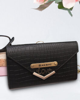 Personalized Brick Style Clutch With Name & Charm