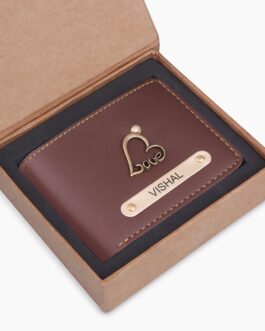 Customized Wallet With Name & Charm